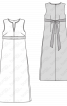 Сукня максі з паноксамиту - фото 3
