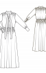 Сукня максі з коміром-стійкою - фото 3