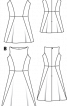 Сукня довжини міді зі спідницею А-силуету - фото 3