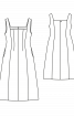 Сукня на бретелях з широкою спідницею - фото 3