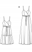 Сукня трикотажна на тонких бретелях - фото 6