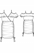 Сукня трикотажна з відкритими плечима - фото 3