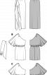 Сукня максі із рукавом-крильцем на одне плече - фото 3