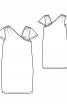 Сукня О-силуету з рукавами-крильцями - фото 3