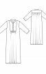 Сукня максі з коміром-стойкою і пластроном - фото 3