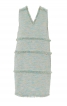 Сукня коротка з бахромою у швах - фото 2