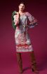Платье приталенного силуэта с широкими рукавами - фото 1