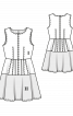 Сукня міні в дусі 60-х - фото 3