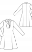 Сукня трикотажна з шалевим коміром - фото 3