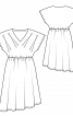 Сукня зі спідницею асиметричного крою - фото 3