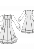 Сукня приталеного крою з пишними рукавами - фото 3