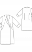 Сукня приталеного крою з косими виточками і шалевим коміром - фото 3