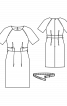 Сукня приталеного крою з вузьким ременем - фото 3