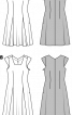 Сукня приталеного крою з клинами годе у швах - фото 3