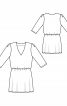 Сукня простого крою в стилі бохо - фото 3