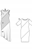 Сукня трикотажна в широку смужку - фото 4