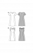 Сукня приталеного силуету з короткими рукавами - фото 3