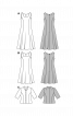Сукня міді розкльошеного силуету без рукавів - фото 3