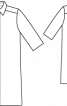 Платье рубашечного кроя с застежкой поло - фото 3