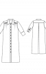 Сукня-сорочка з укороченими рукавами на манжетах - фото 3