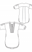 Платье рубашечного кроя с пластроном - фото 3