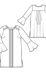 Сукня сорочкового крою з боковими розрізами - фото 3