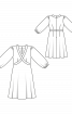 Платье силуэта ампир с пышными рукавами - фото 3
