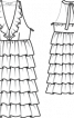 Сукня шифонова силуету ампір - фото 3