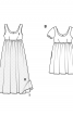 Сукня двошарова силуету ампір - фото 6