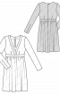 Сукня оксамитова силуету ампір - фото 3