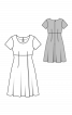Сукня силуету ампір з ефектом запаху - фото 3