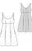 Сукня силуету ампір з глибоким вирізом - фото 3
