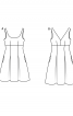Сукня силуету ампір з глибоким V-подібним вирізом - фото 4