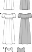 Максі-сукня силуету ампір з рукавами-ліхтариками - фото 3