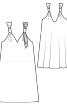 Сукня в білизняному стилі на бретелях - фото 3