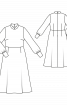 Сукня оксамитова з пишними рукавами - фото 3