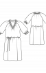 Сукня з пишними рукавами і куліскою на талії - фото 3