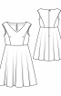 Сукня відрізна з широкою спідницею - фото 3