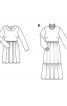 Сукня відрізна з відкладним коміром - фото 6