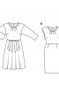 Сукня-футляр з приспущеною лінією плечей - фото 6