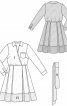 Сукня відрізна з контрастними деталями - фото 3