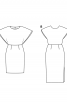 Сукня відрізна з глибоким вирізом на спинці - фото 6
