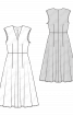 Сукня відрізна з приспущеною лінією плечей - фото 3