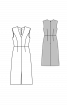Платье отрезное приталенного силуэта - фото 3