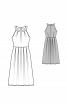 Сукня з американською проймою і спідницею в складку - фото 3