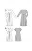 Сукня трикотажна силуету ампір зі складками - фото 4