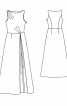 Сукня довга відрізна по талії - фото 3