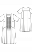 Сукня вільного крою із застроченими складками - фото 3