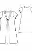 Сукня А-силуету з короткими рукавами - фото 3