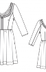 Сукня з фігурним вирізом горловини - фото 3
